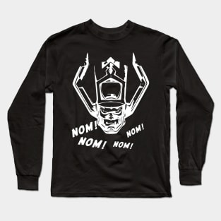 NOM NOM NOM White! Long Sleeve T-Shirt